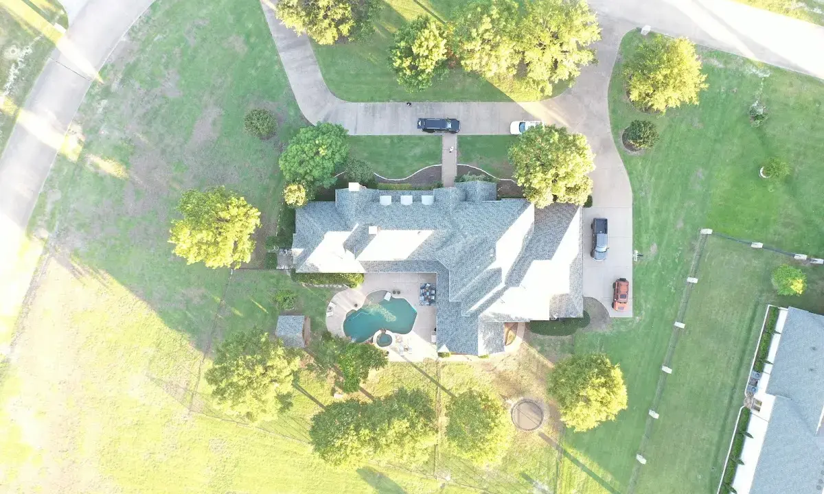 New shingle roof installation on a home in Charles City